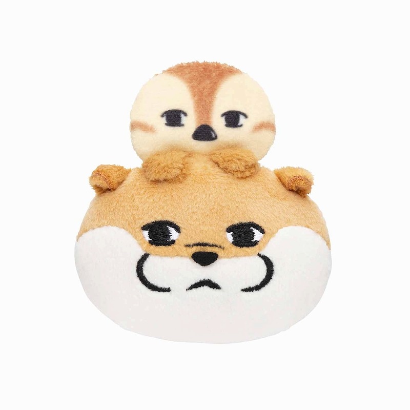 可愛い嘘のカワウソ マグネット入りマスコット (カモちゃんと真顔