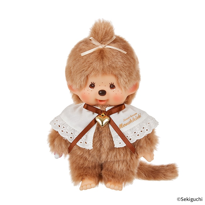 スウィートブラウン モンチッチ Sサイズ 女の子|【ぬいぐるみの