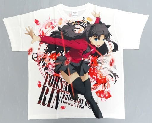 Rin Tohsaka - T-shirts - Fate/stay night Size-L (遠坂凛 フル