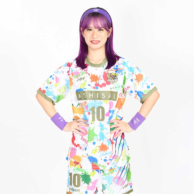 ユニフォームシャツ 背番号10番 KANYA(かにゃ) / あしざるFC公式グッズ販売