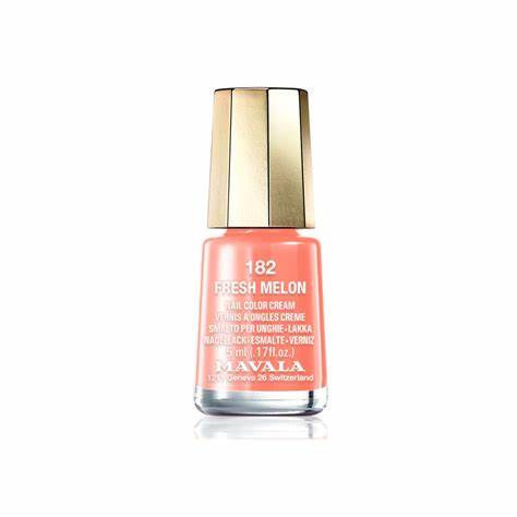 Mavala Nail Polish 5ml - 182 Fresh Melon – Glow Cosmetics