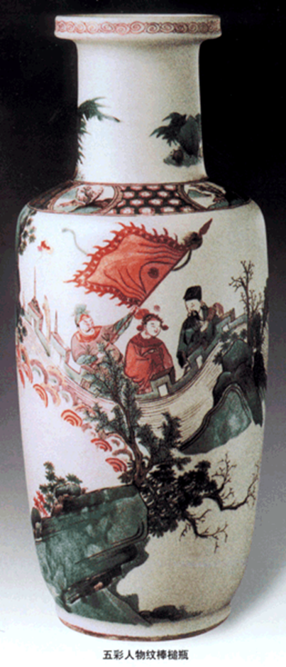 古代中国の磁器の花瓶型
