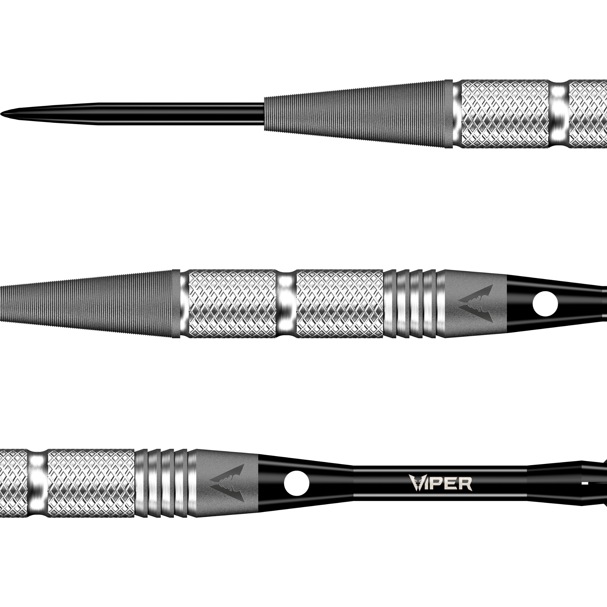 Viper Sinister Tungsten Steel Tip Dart Set - Double Knurl – GLD