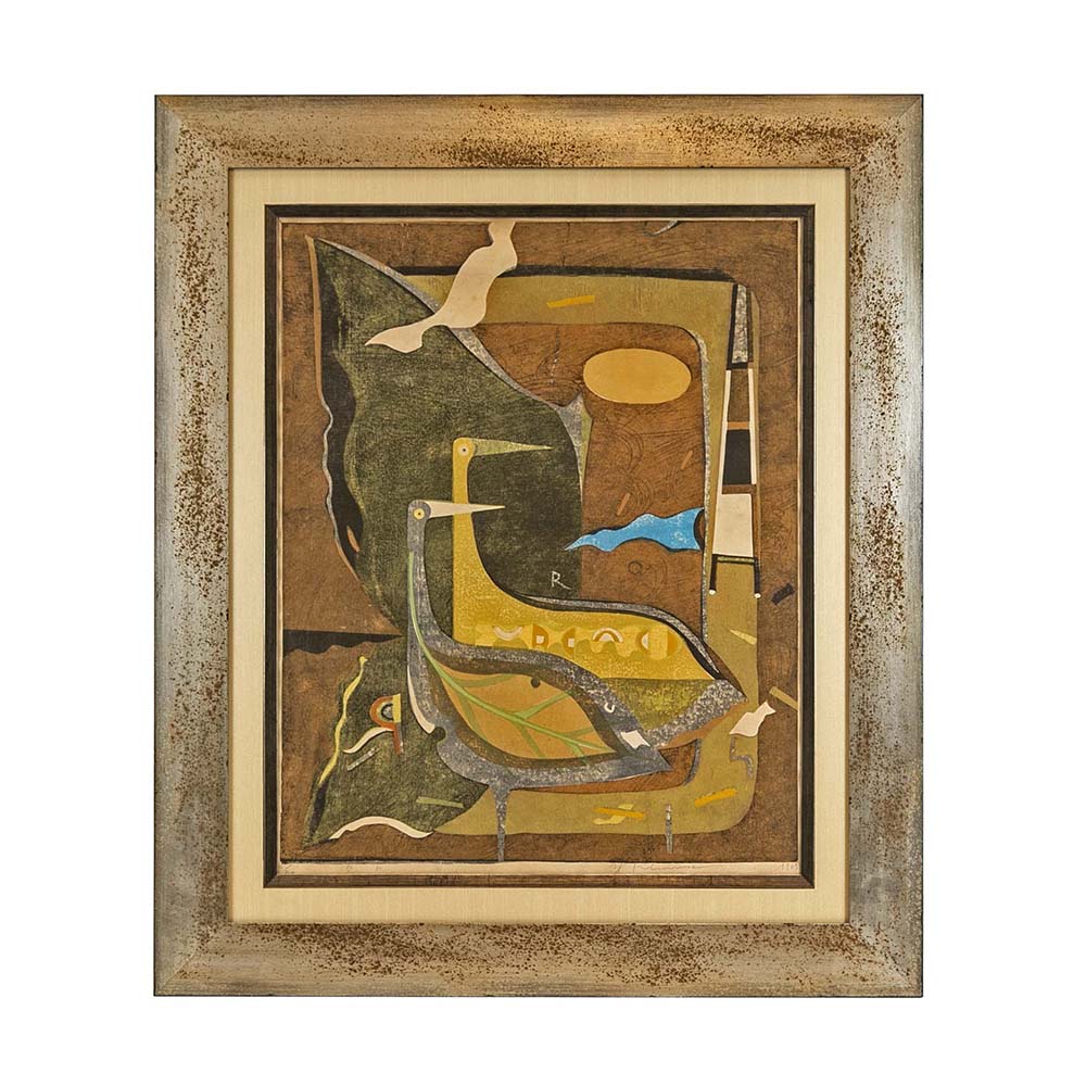 Vintage YOSHIHARU KIMURA Woodblock Print - Signed | Grandview