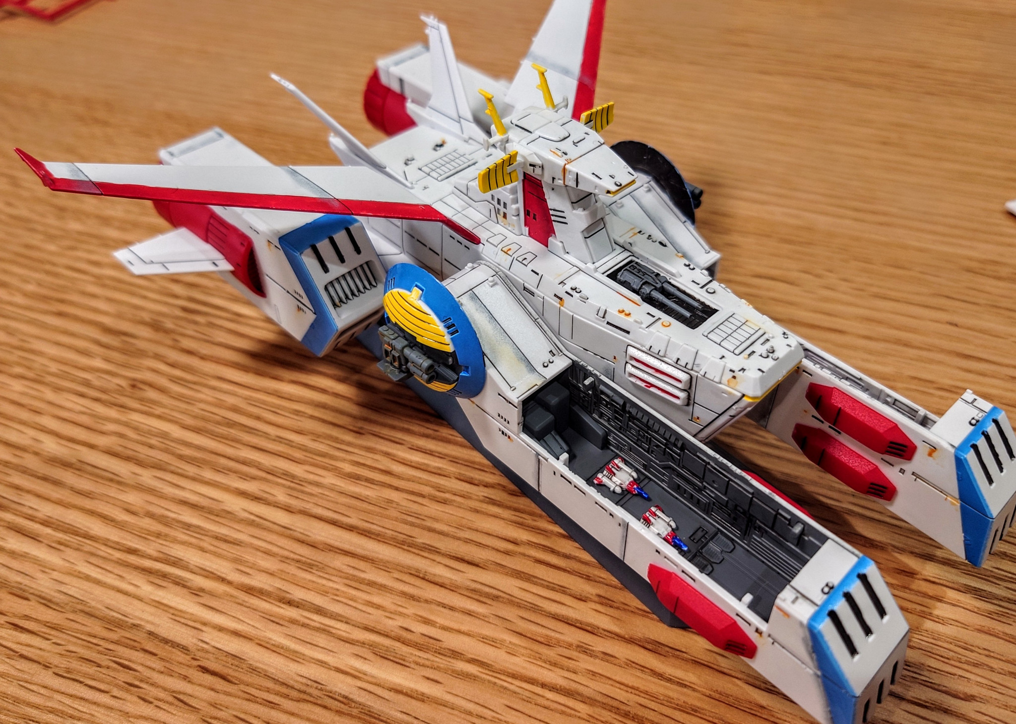 EXモデル ホワイトベース(1/1700)｜隠れ蓑さんのガンプラ作品｜GUNSTA