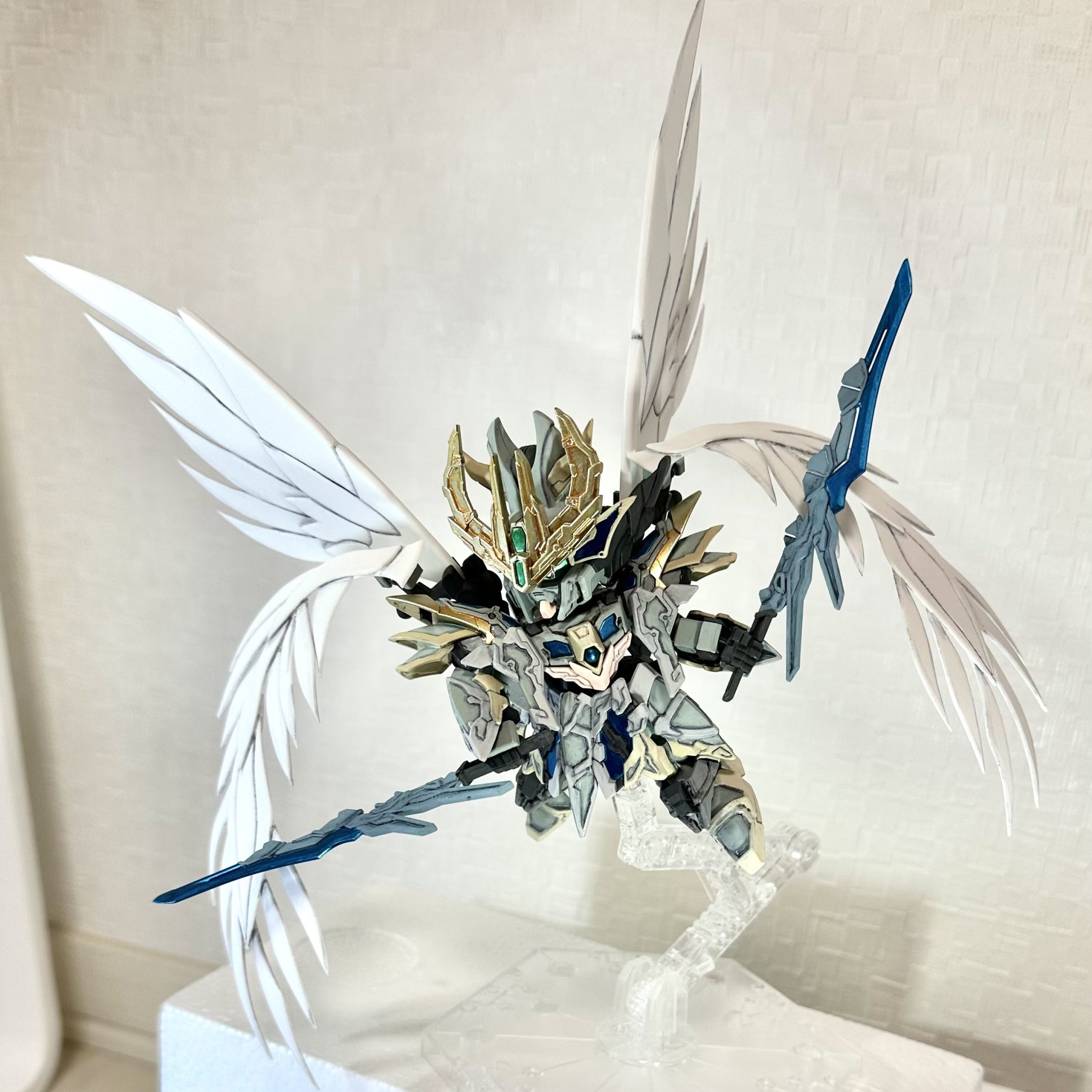 曹操ウイングガンダムVer天使覚醒｜GontaSDさんのガンプラ作品｜GUNSTA