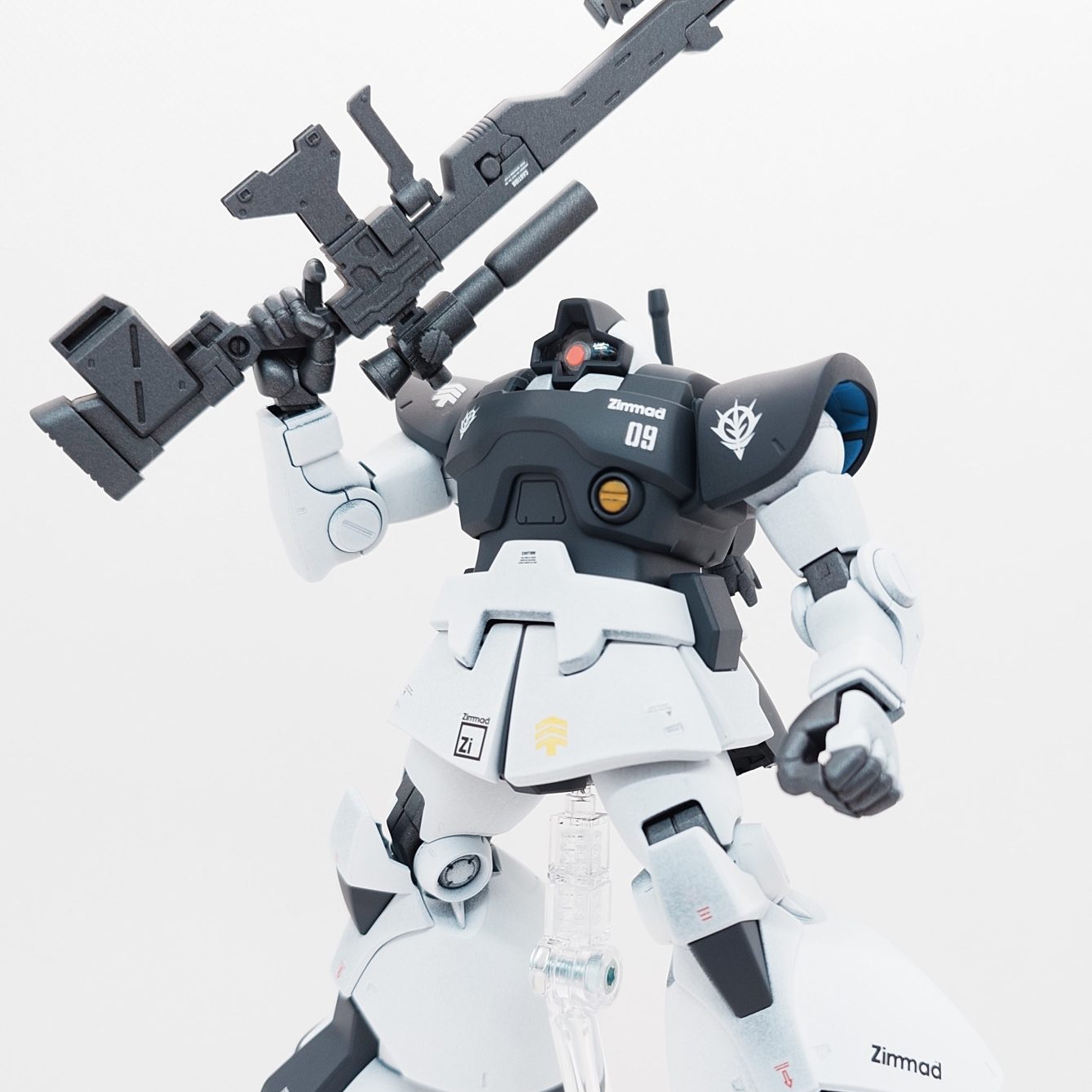 ゆ*き様 ガンダムコンバージ塗装 シンマツナガ専用ドム HGUC59 MS-09