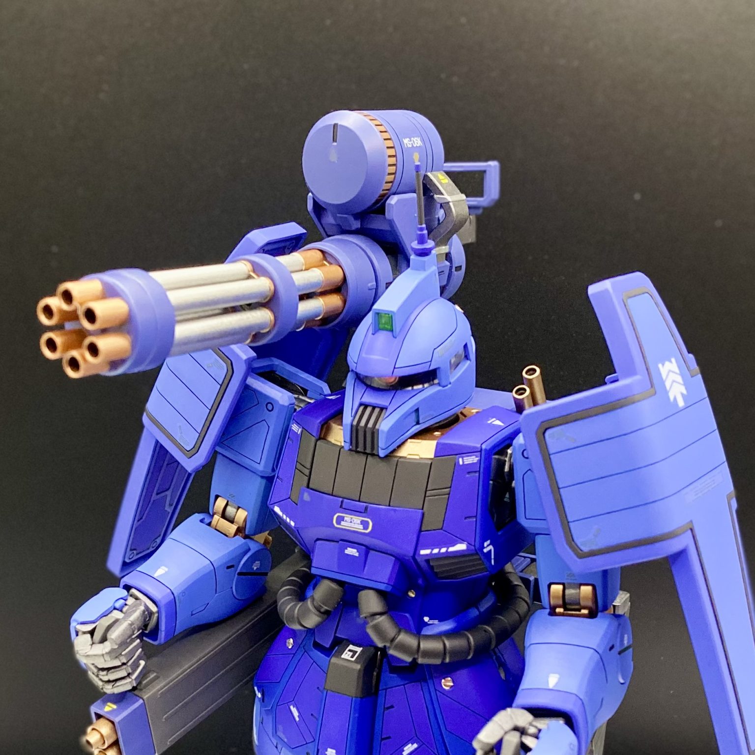 MS-06K ザクキャノン ガトリング砲装備型｜Mokichiさんのガンプラ作品