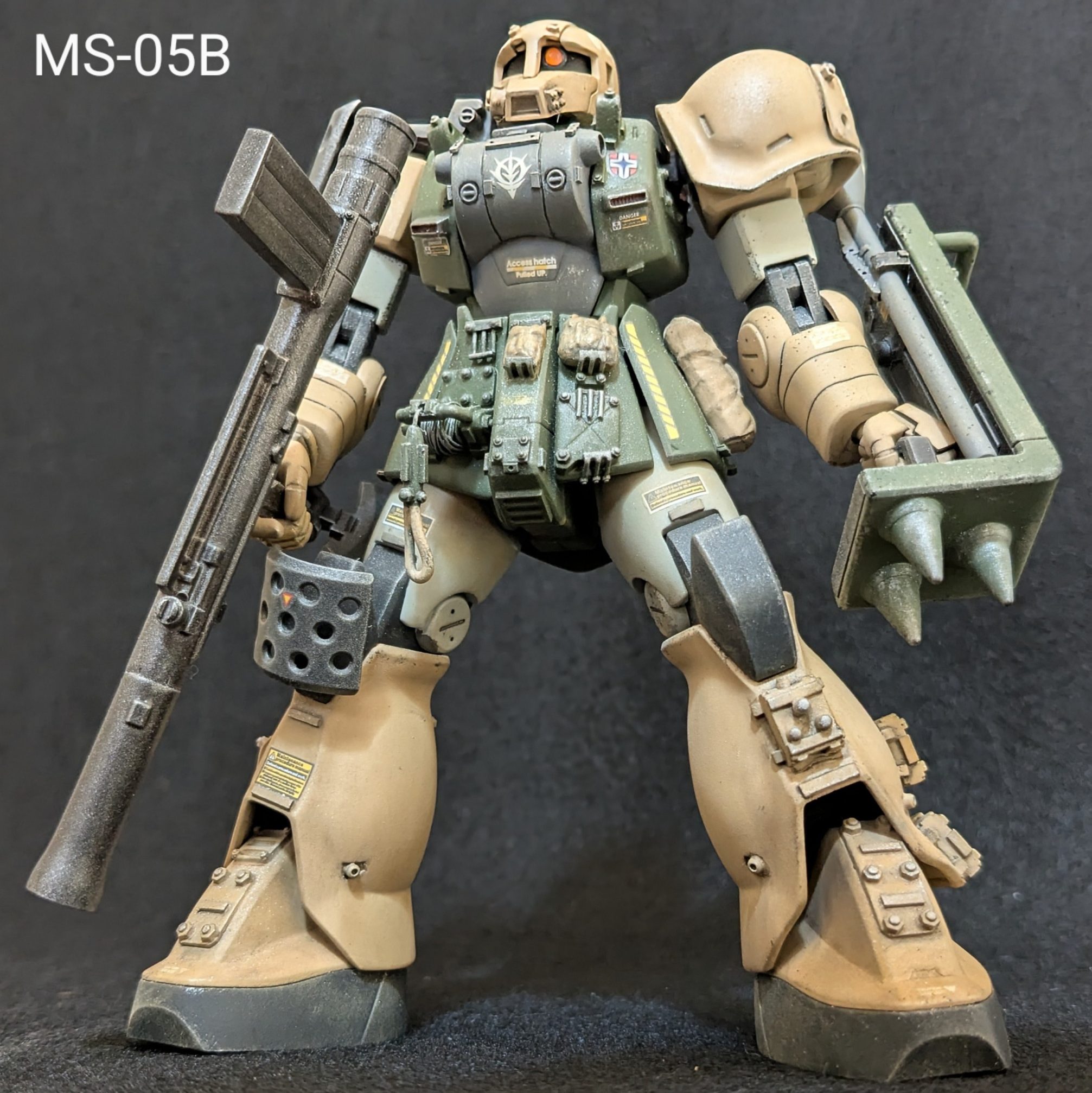 第十弾 1/144 MS-05BザクⅠ JERRYCANCUSTOM（旧ザク） タミヤ大尉搭乗