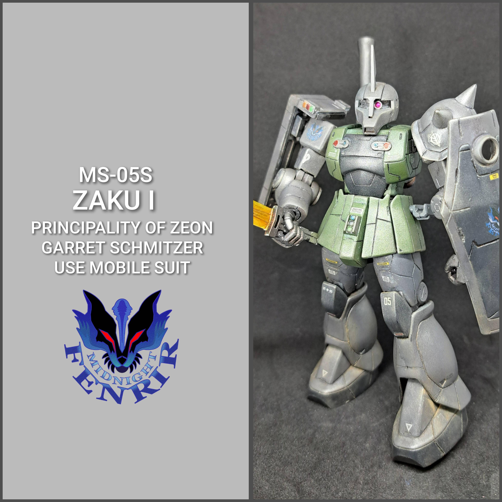 1/144 MS-05S ザクI ゲラート・シュマイザー専用機｜nobuさんの