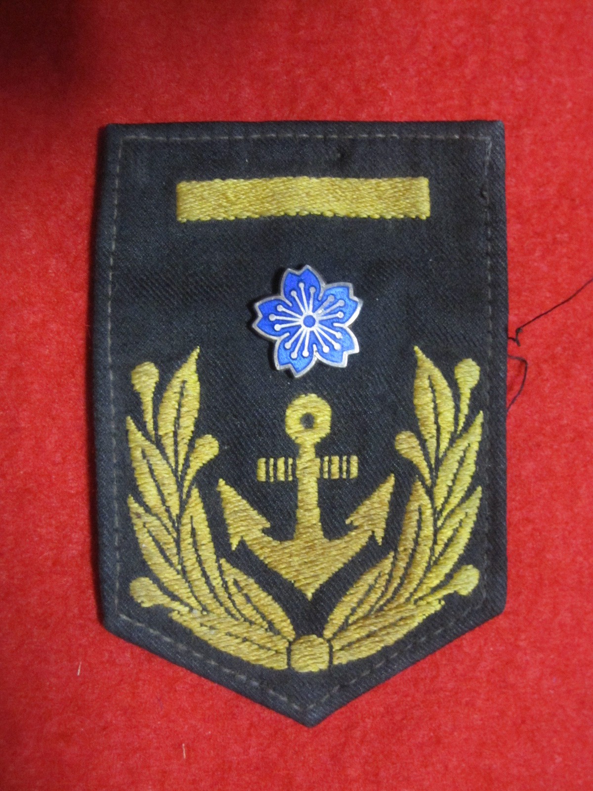 日本海軍軍楽二等兵曹肘章（17年改正型） | 軍装奉行-日本陸軍 軍服 装備