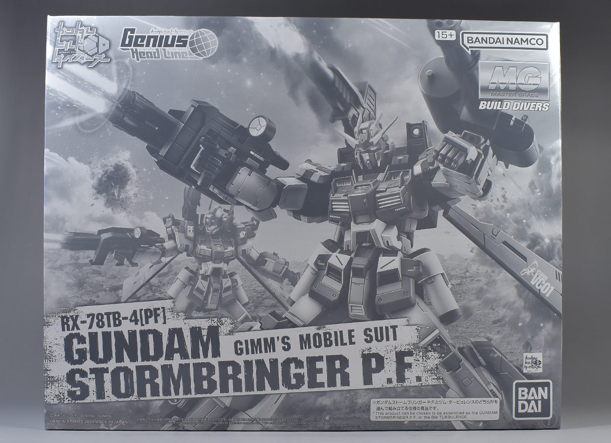 MG ガンダムストームブリンガー P.F.のパッケージ・ランナー レビュー