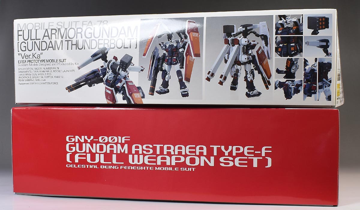 MG ガンダムアストレア TYPE-F（フルウェポンセット）のパッケージ