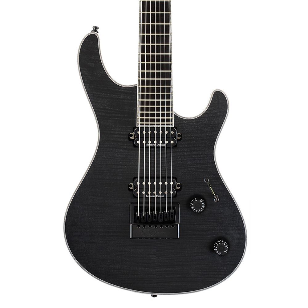 Mayones Regius 4Ever 7 String Trans Black (2017) – Guitar Compare