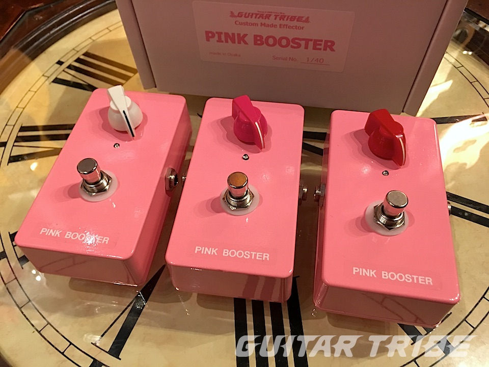 GUITAR TRIBE Custom Made Effector PINK BOOSTER | GUITAR TRIBE.COM