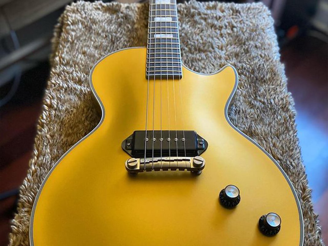 Jared James Nichols reveals a Gold Top edition of his Epiphone Old