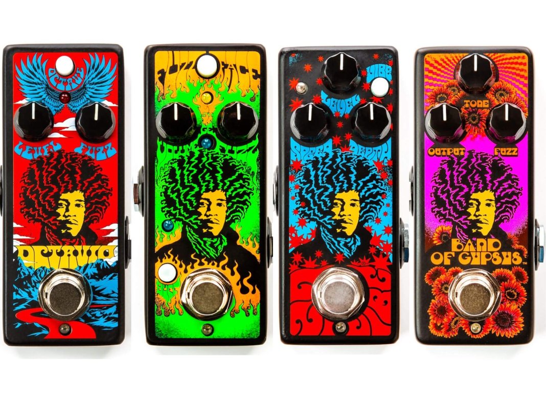 Dunlop introduces new Authentic Hendrix '68 Shrine mini pedals