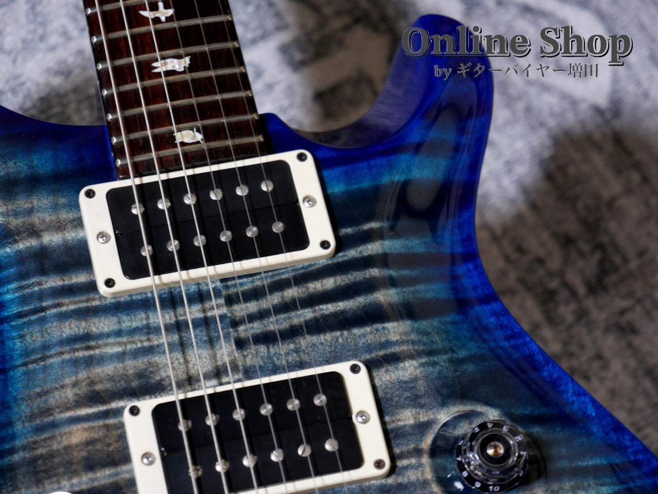 USED 2014 Paul Reed Smith Custom 24 Semi-hollow 10Top Faded Blue