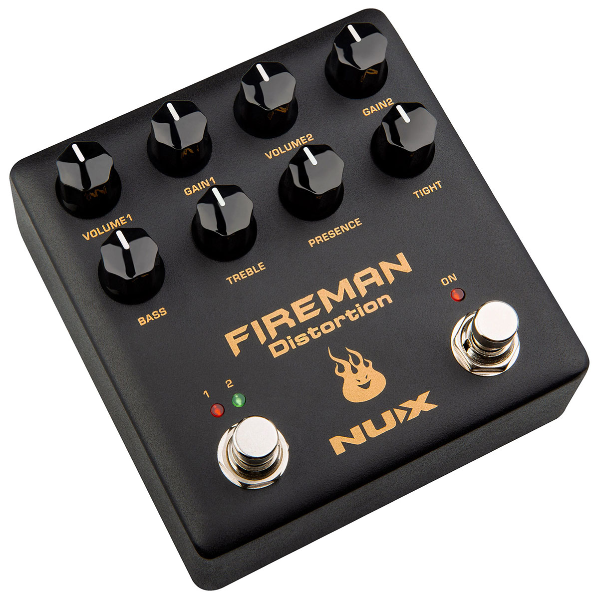 NUXの2チャンネル・ディストーション・ペダル“Fireman”の国内販売が4月
