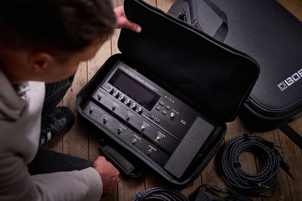 BOSSがマルチ・エフェクターGTシリーズやMEシリーズに最適なキャリング