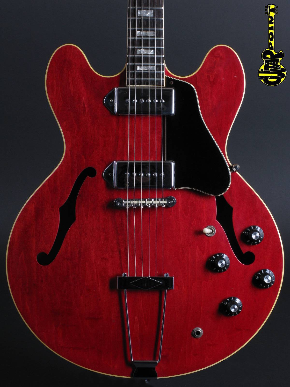 1969 Gibson ES-330 TD – Cherry (long neck) – GuitarPoint