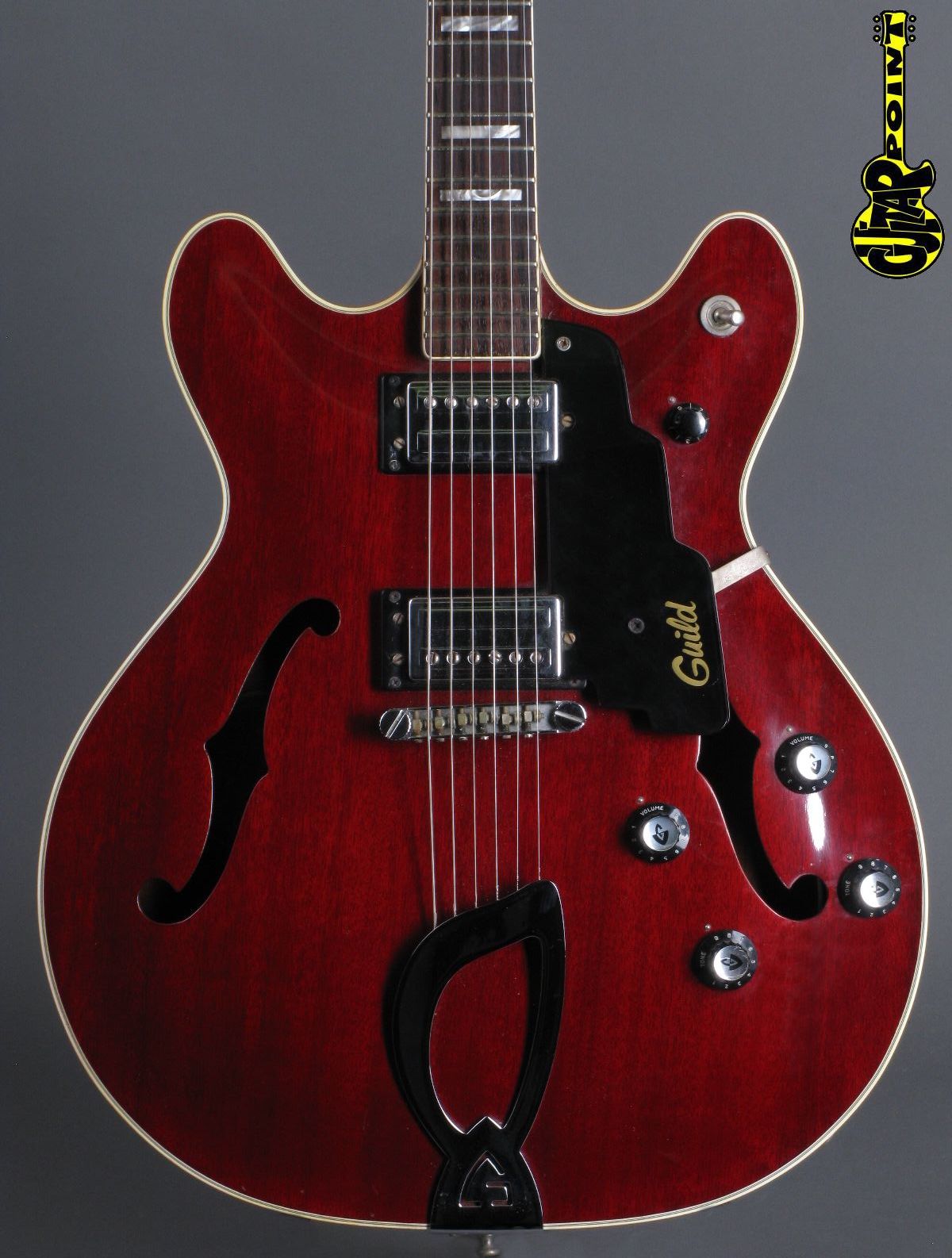 1974 Guild Starfire IV – Cherry – GuitarPoint