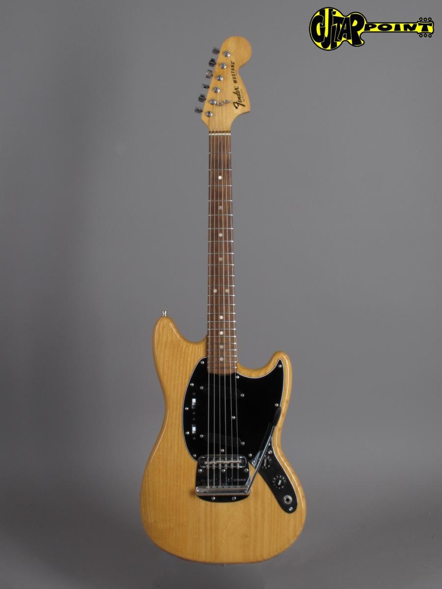1977 Fender Mustang – Natural – GuitarPoint