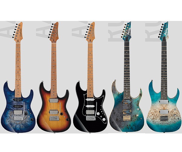 NAMM2020:エレキギター】-Ibanez-エキゾチックウッドをトップに採用