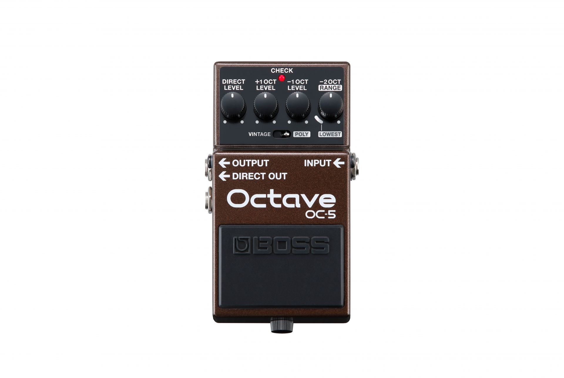オクターブ】-BOSS-オクターブペダルのニュースタンダード！”OC-5″発売