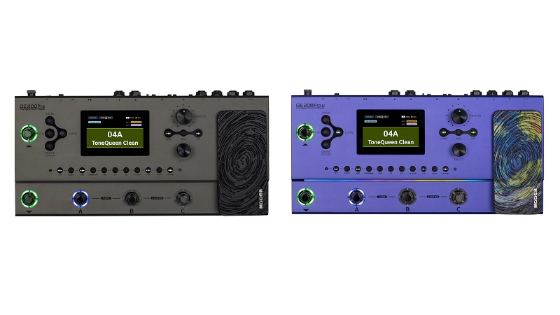 Mooer GE200 Pro & GE200 Pro Li｜新しいWalking Starデザインを採用