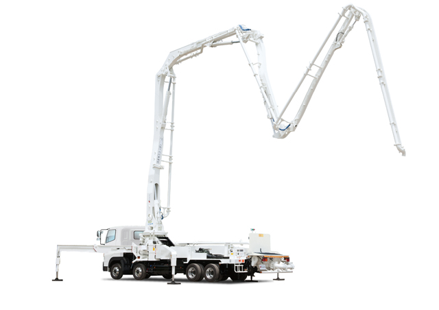新型コンクリートポンプ車「ピストンクリート® PY165-39」を発売【極東