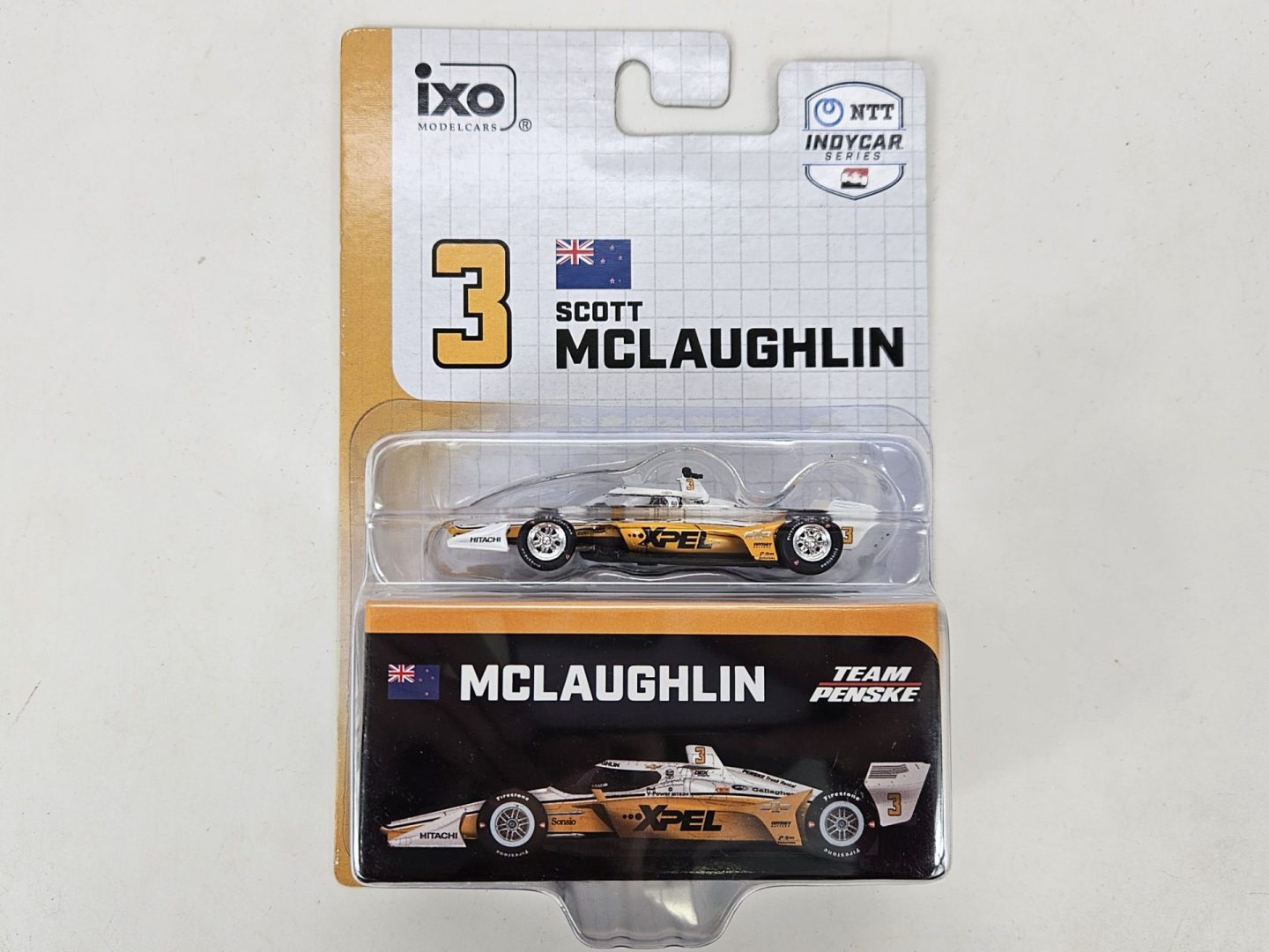 1:64 IXO 2025 Scott Mclaughlin #3 Xpel Team Penske Indycar Diecast