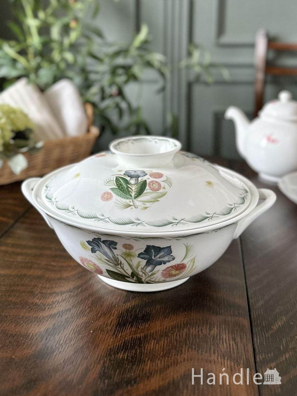 COALPORT（コールポート）のアンティークフラワーベース、MING ROSE
