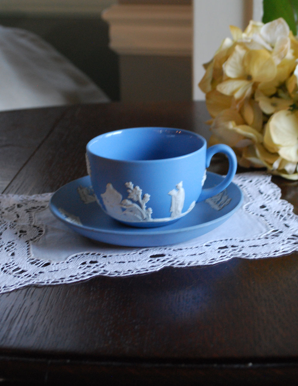 ジャスパーウェア カップ＆ソーサーアンティークWedgwood(k-1074-z