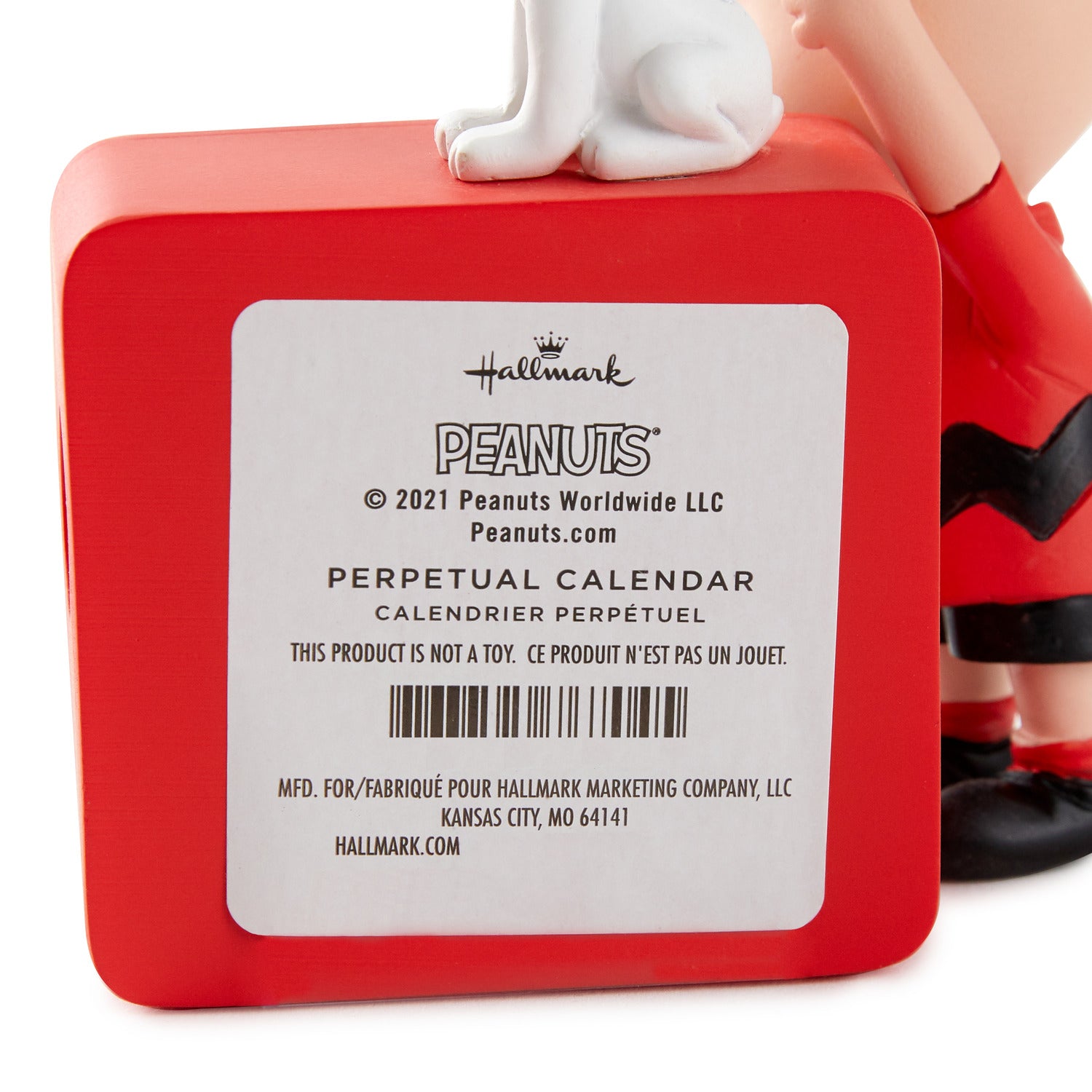 Peanuts® Charlie Brown and Snoopy TV Set Perpetual Calendar｜日本