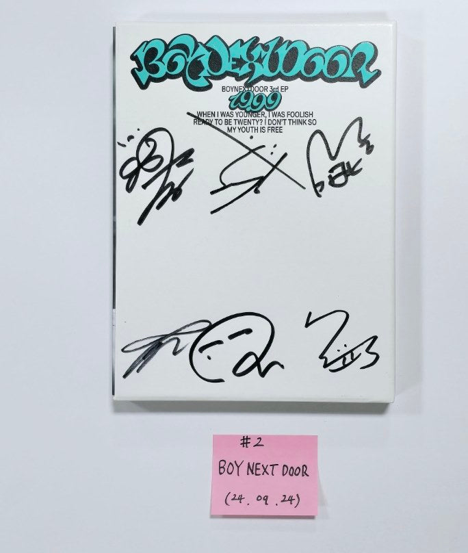 Boynextdoor “19.99” - Hand Autographed(Signed) Promo Album [24.9