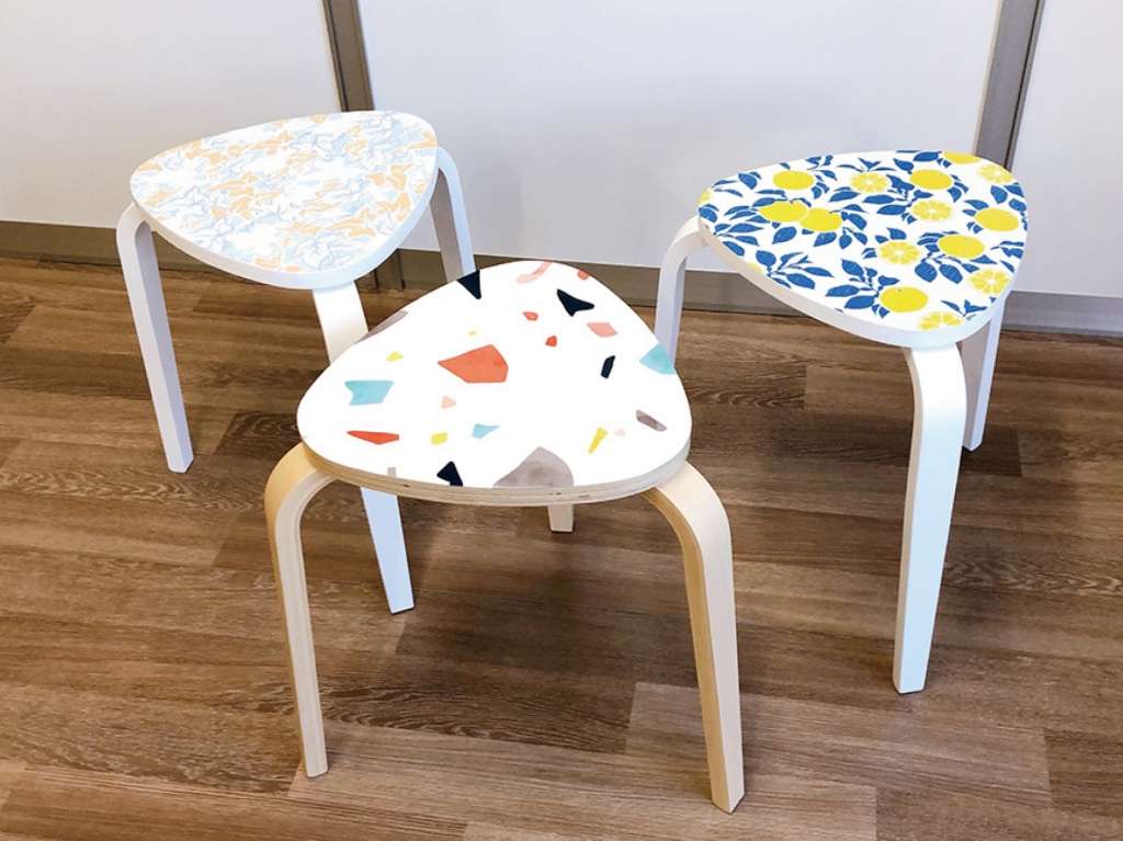 IKEAのスツール「KYRRE シルレ」を簡単10分でリメイク！ | with