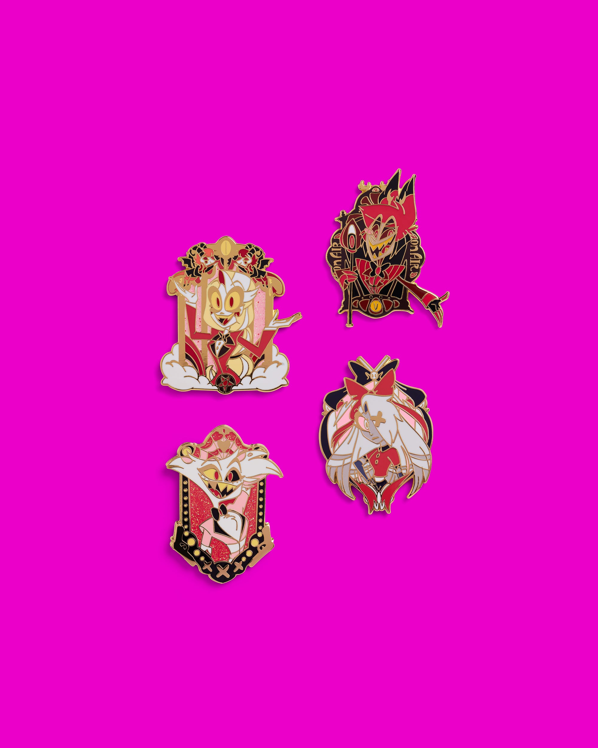 Hotel Staff Pin Set | Hazbin Hotel