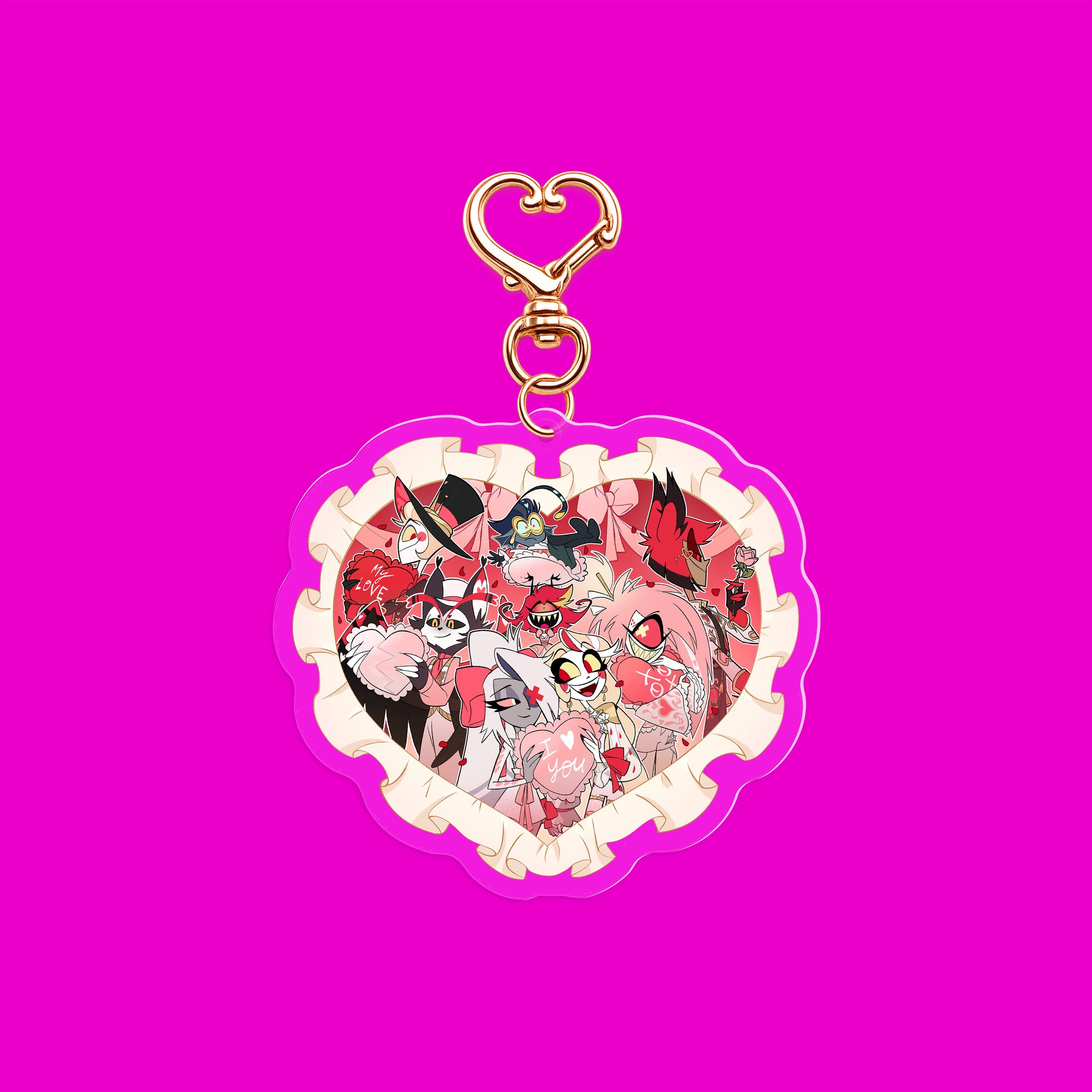 Valentine's Day 2026 Hotel Staff Keychain | Hazbin Hotel