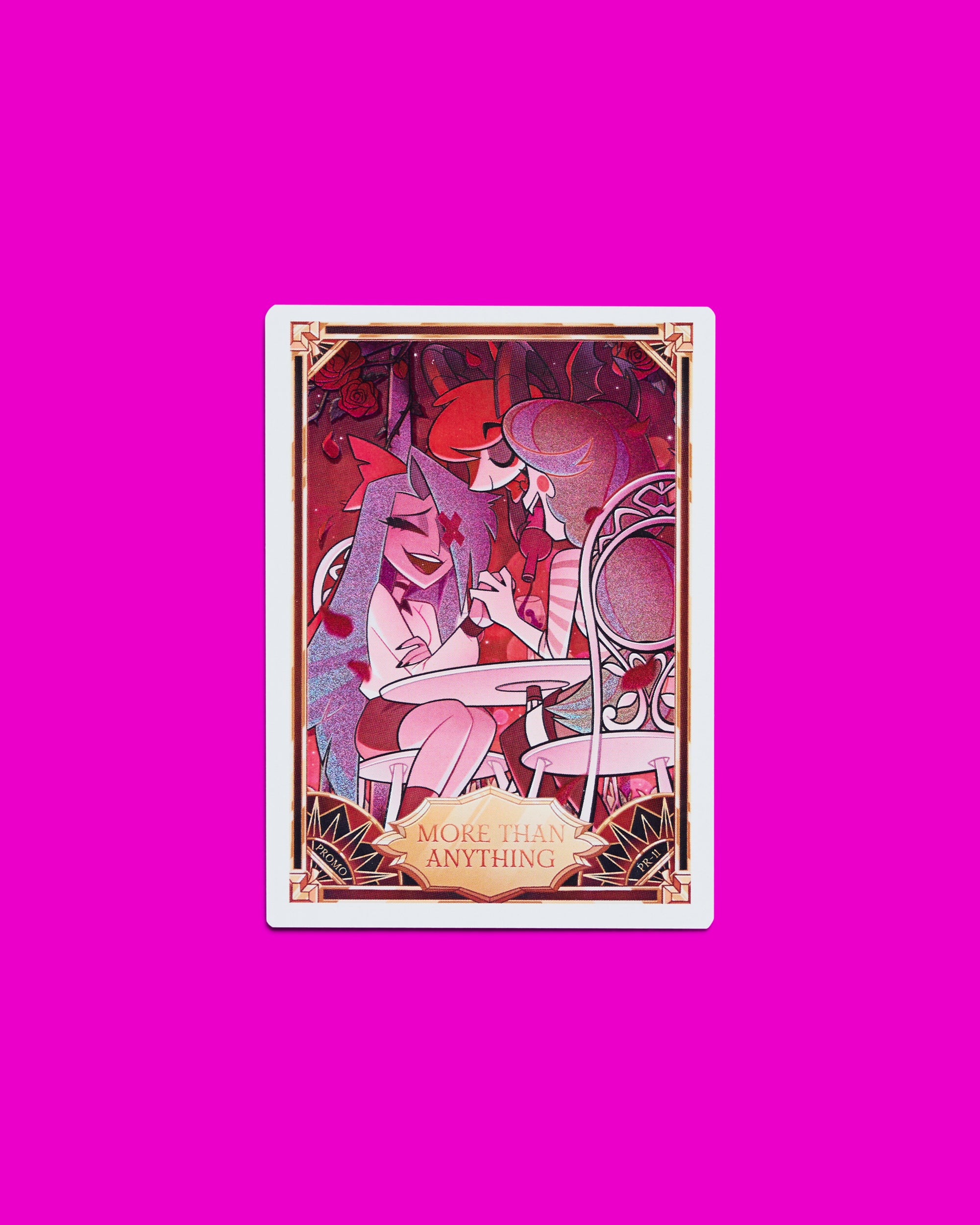 Hazbin Hotel Trading Cards More Than Anything Cracked Ice Promo
