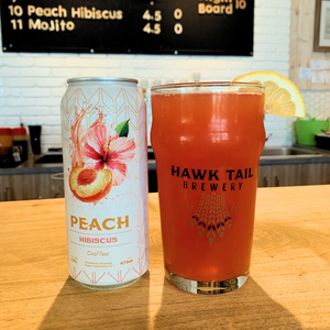 CrafTea Peach Hibiscus – Hawk Tail Brewery
