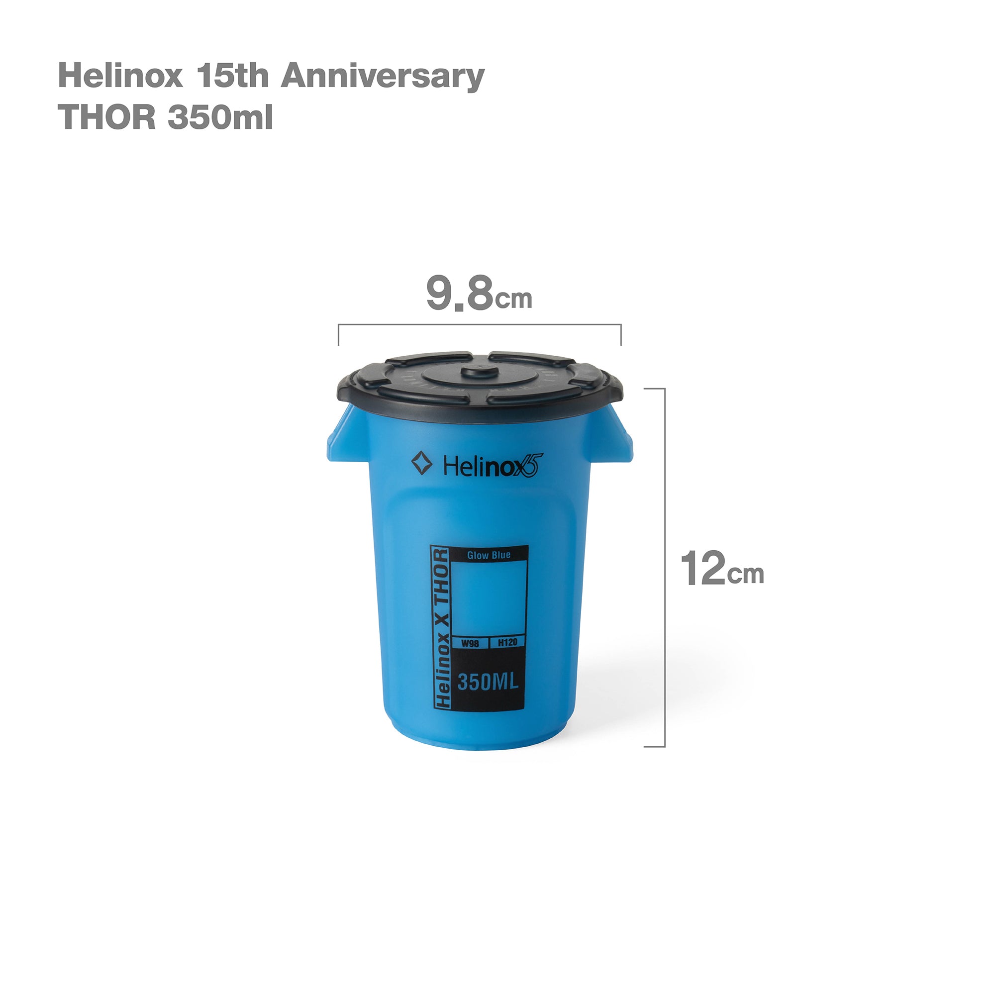 Helinox 15th Anniversary THOR 350ml - Glow Blue – Helinox Japan