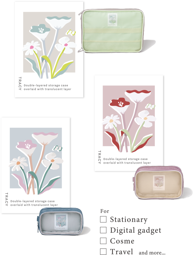 MULTI POUCH (M/S)｜TRACY｜いろは出版