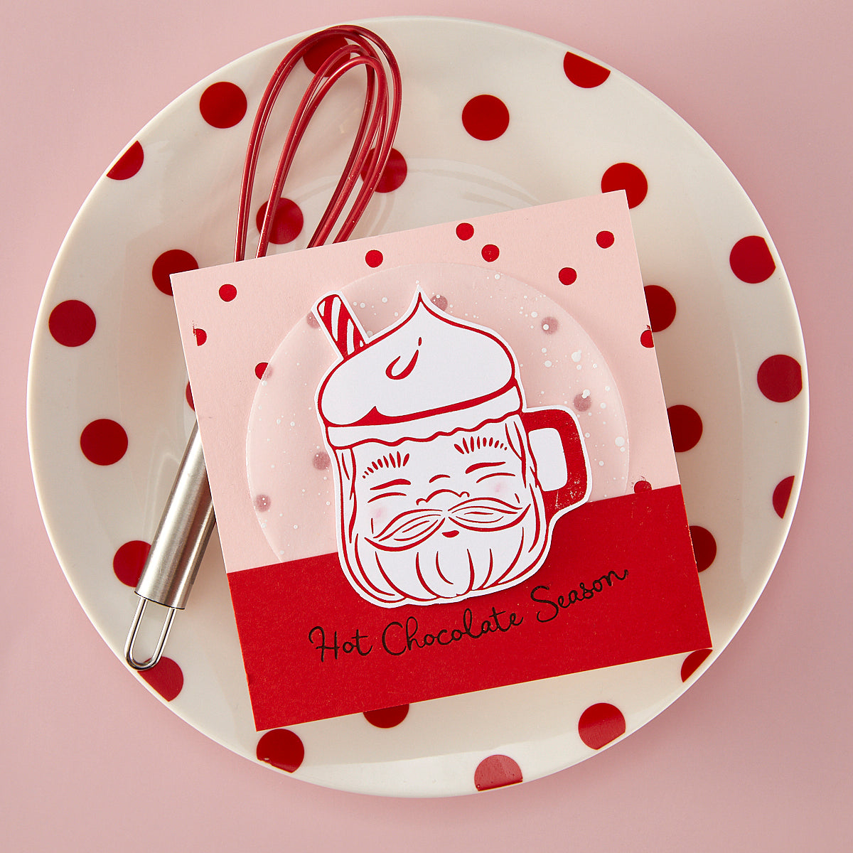 Cup of Cheer BetterPress + Foil Plate from the Yule Fuel