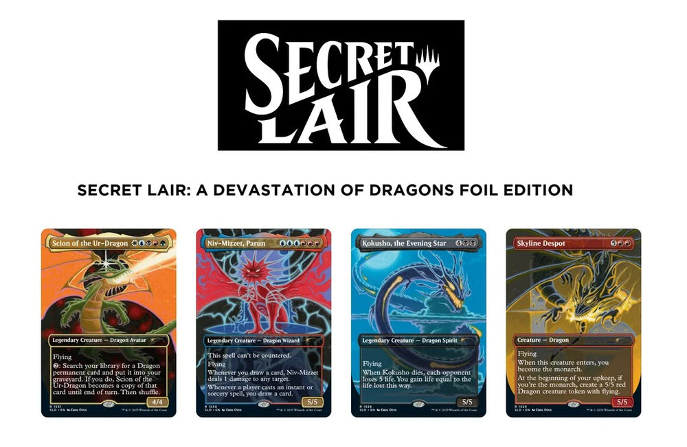 A Devastation of Dragons Rainbow | Secret Lair Roadshow Edition