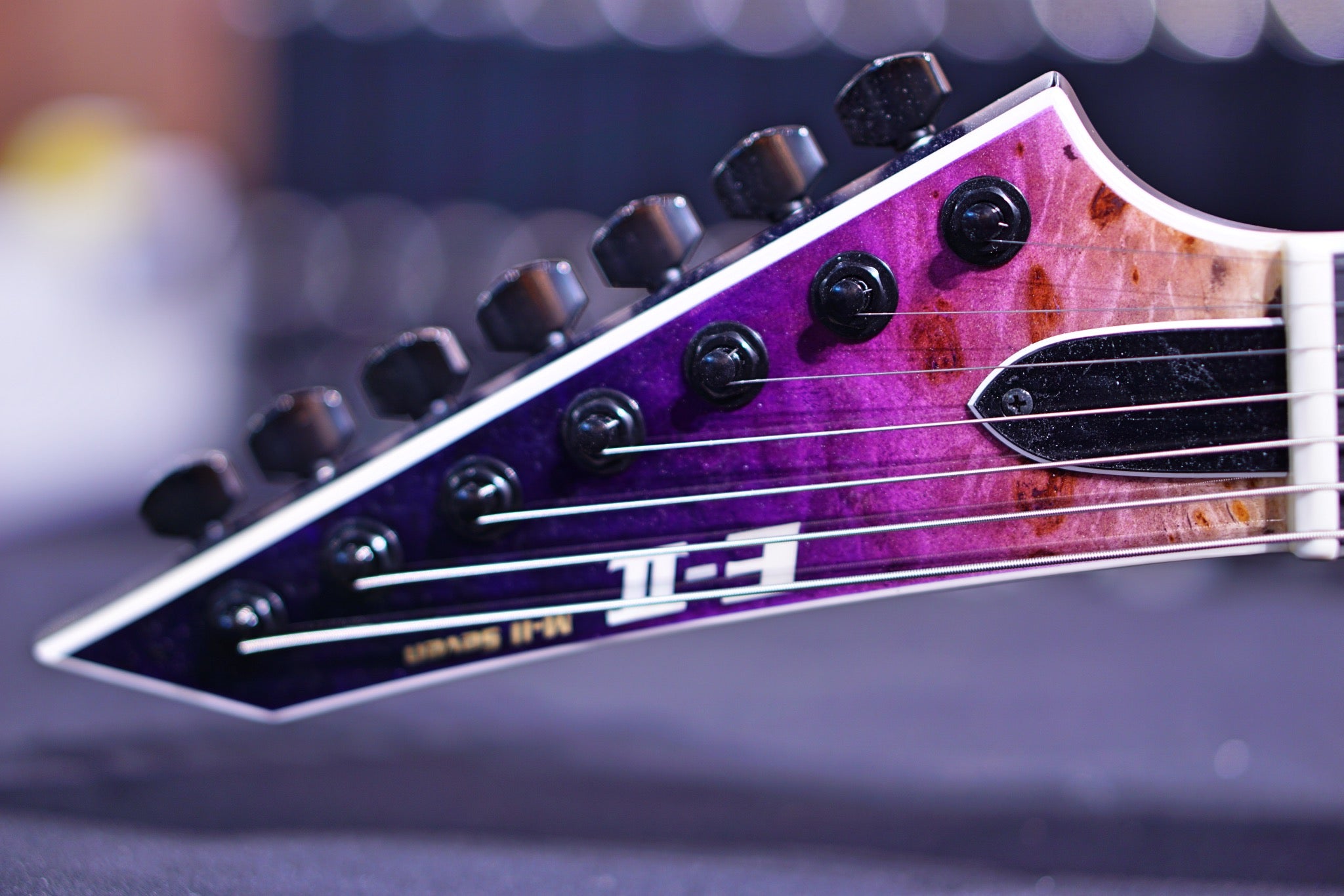 ESP E-II M-II 7 NT PURPLE NATURAL FADE ES8421223