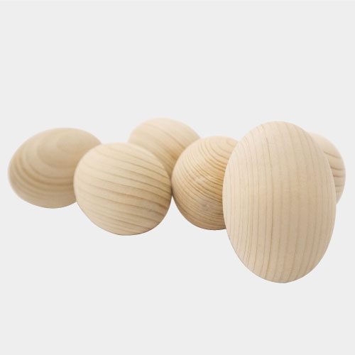 HINOKI WOODEN EGG BALL 木球（たまご型） | HIGH FOREST | ひのきの