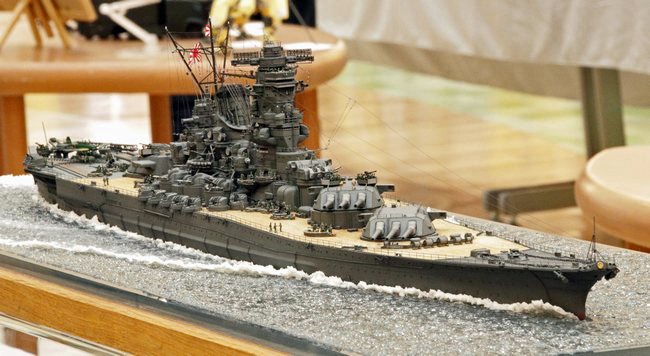 ひろ 軍艦 軍隊 戦艦 船 船艇 模型 横須賀工廠インテリア アンティーク