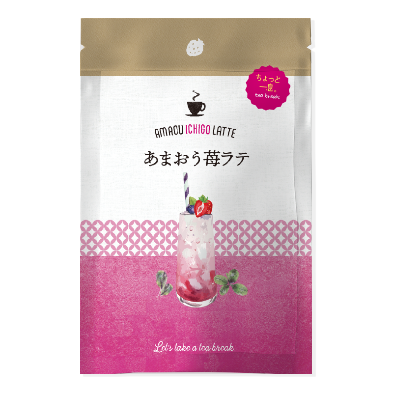 あまおう苺ラテ（3包） | 有限会社 東津商店
