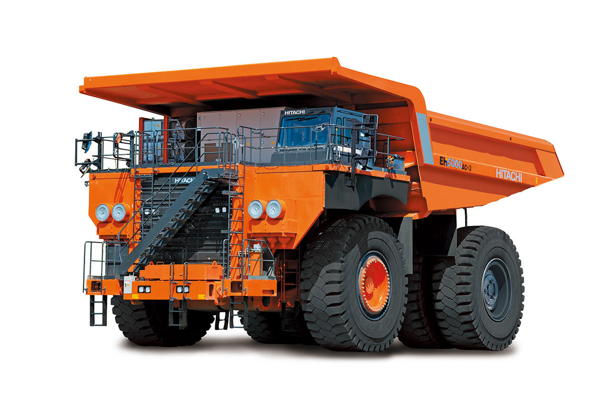 EH5000AC-3, LA Rigid Dump Trucks - Hitachi Construction Machinery